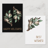 Antler avec carte postale à branche verte (Devant / Derrière)