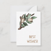 Antler avec carte postale à branche verte (Dos)