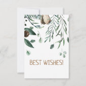 Antler avec carte postale à branche verte (Dos)