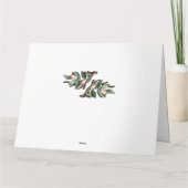 Antler avec carte postale à branche verte (Dos)