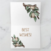 Antler avec carte postale à branche verte (Intérieur)