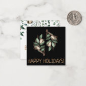 Antler avec carte postale à branche verte (Devant/Arrière en situation)