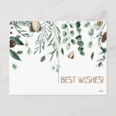 Antler avec carte postale à branche verte (Dos)