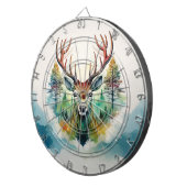 Antler Deer forest trees Dartbord (Voorkant Rechts)