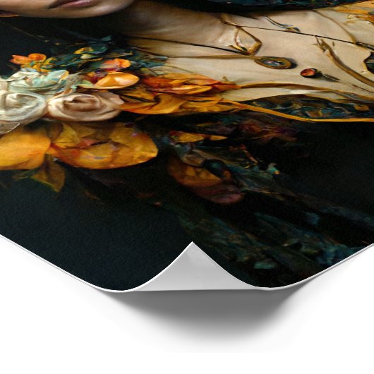 Antler Fae 2 Poster d'Art Imaginaire Fairy (Coin)