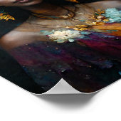 Antler Fae Fairy Fantasy Art Poster (Hoek)