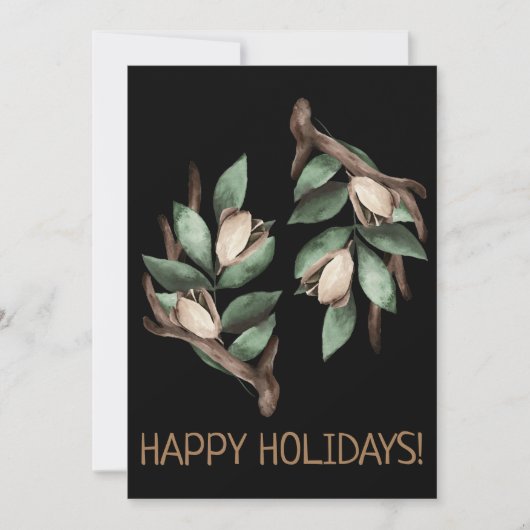 Antler met groen Briefkaart (Voorkant)