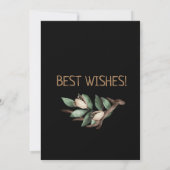 Antler met groen Briefkaart (Achterkant)