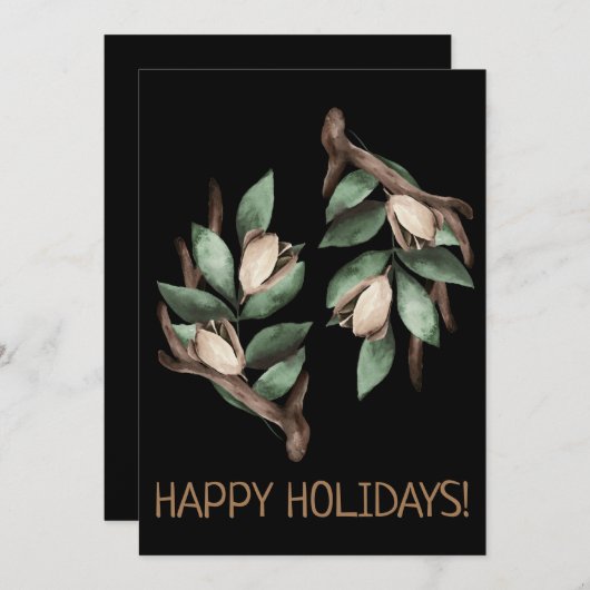 Antler met groen Briefkaart (Voorkant / Achterkant)