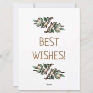 Antler met groen Briefkaart