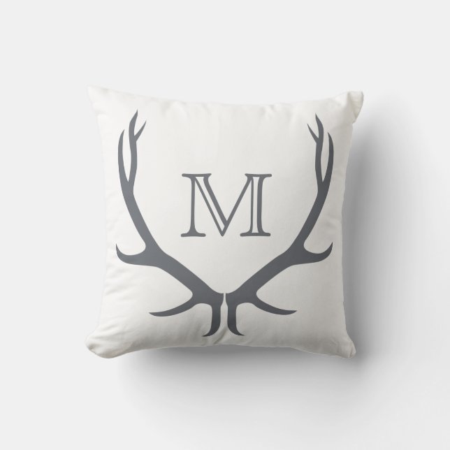 Antler Monogram Pillow Kussen (Voorkant)