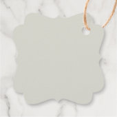 Antlers en Rozen Roze Dank u Label (Achterkant)