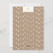 Antlers et Pine Holiday Carte photo (Dos)