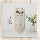 Antlers et programme de mariage Rose