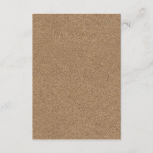 ANTLERS FLORAUX | CARTE D'HÉBERGEMENT MARIAGE RUST (Dos)