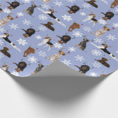 Antlers Snowflakes Cadeaupapier (Hoek)