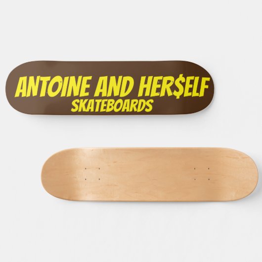 ANTOINE EN HAAR$ELF SKATEBOARD (Horizontaal)