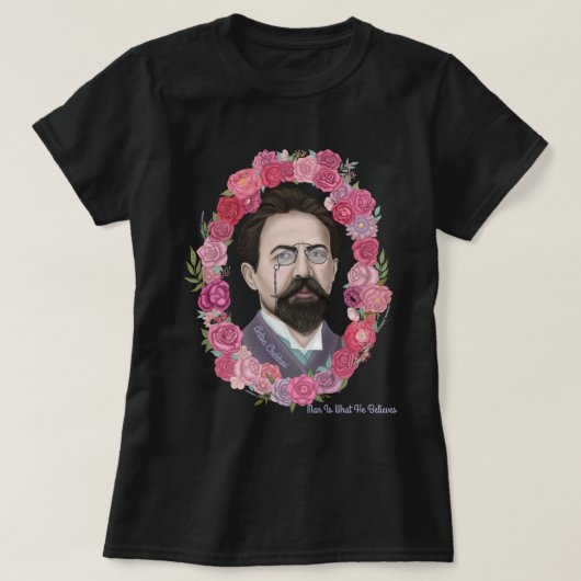 Anton Chekhov T-Shirt (Design voorkant)