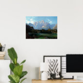 Anton Karinger Lake onder Mangart Poster (Thuiskantoor)