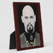 Anton LaVey 8x10 stand-upportret Fotoplaat (Zijkant)
