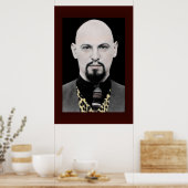 Anton LaVey Poster Portrait BIG 24x36 (Cuisine)