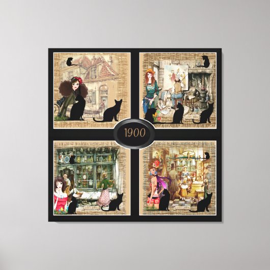 Anton Pieck  Art om u te personaliseren Canvas Afdruk (Voorkant)