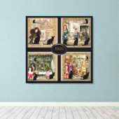 Anton Pieck  Art om u te personaliseren Canvas Afdruk (Insitu (Houten vloer))