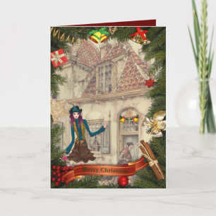 Anton Pieck Kerstgroeten Feestdagen Kaart