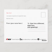 Antoni Gaudi's Park Güell Briefkaart (Achterkant)