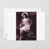 Antonia de Tattooed Lady Briefkaart (Voorkant / Achterkant)