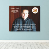Antonin Scalia Quote - Een andere wereld Canvas Afdruk (Insitu (Houten vloer))