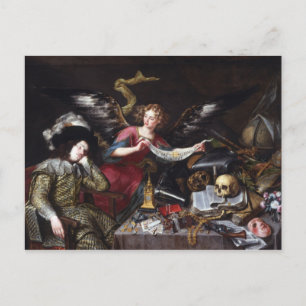 Antonio de Pereda - De droom van Knight Briefkaart