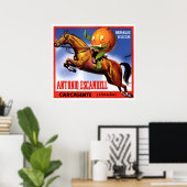 ANTONIO ESCANDELL ORANGES, 1940 POSTER ÉTIQUETTE (Bureau à domicile)