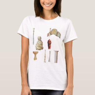 Antonio Gaudi. Barcelona. Spanje. Architecturaal T-shirt