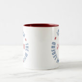 Antonio Man Myth Legend Tweekleurige Koffiemok (Center)