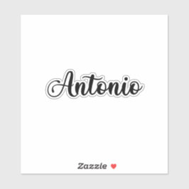 Antonio Naam - Handgeschreven kalligrafie Sticker
