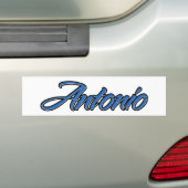 Antonio Name blue Aufkleber Sticker Autoaufkleber (Op auto)