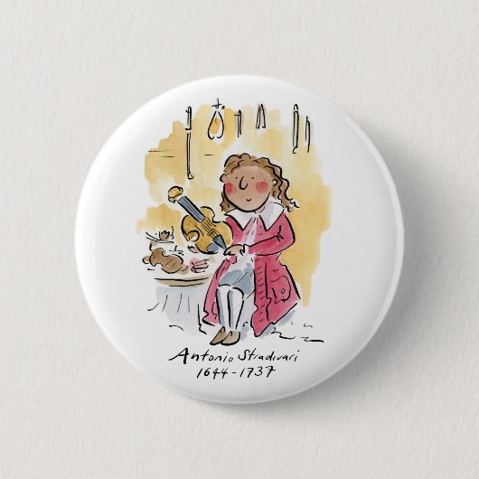 Antonio Stradivari Ronde Button 5,7 Cm (Voorkant)