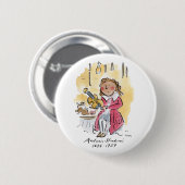 Antonio Stradivari Ronde Button 5,7 Cm (Voorkant /achterkant)