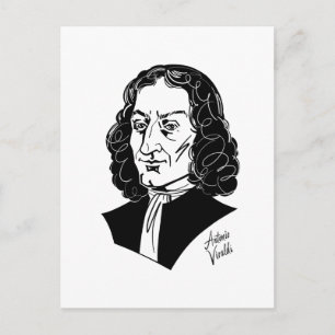 Antonio Vivaldi Briefkaart