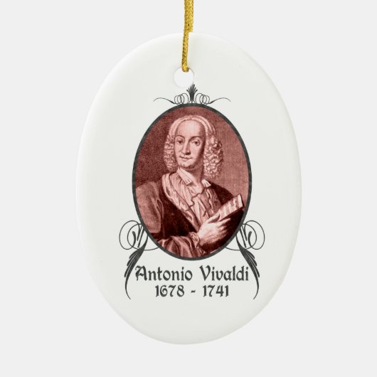 Antonio Vivaldi Ornament (Voorkant)