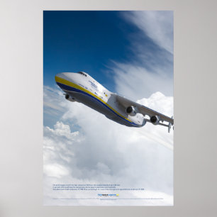 Antonov An-225 Mriya: 3D Aviation Kunstprint Poster