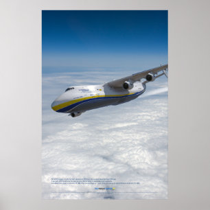 Antonov An-225 Mriya: 3D Luchtvaart Kunstprint Pos Poster