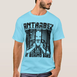 Antrabez art achter tralies Hotel k KEROBOKAN geva T-shirt