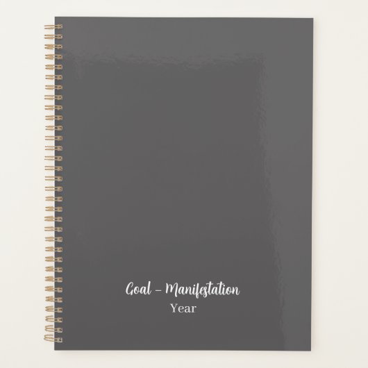 antraciet planner (Voorkant)