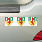 Antrim arms, Ierland Bumpersticker (Op auto)