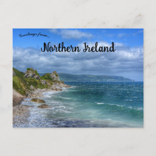 Antrim-kust bij Glenarm Noord-Ierland Briefkaart