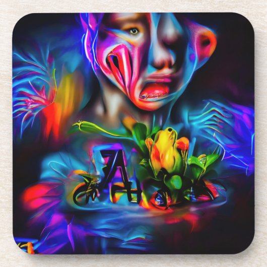 Antrofobie 2 bier onderzetter (Voorkant)