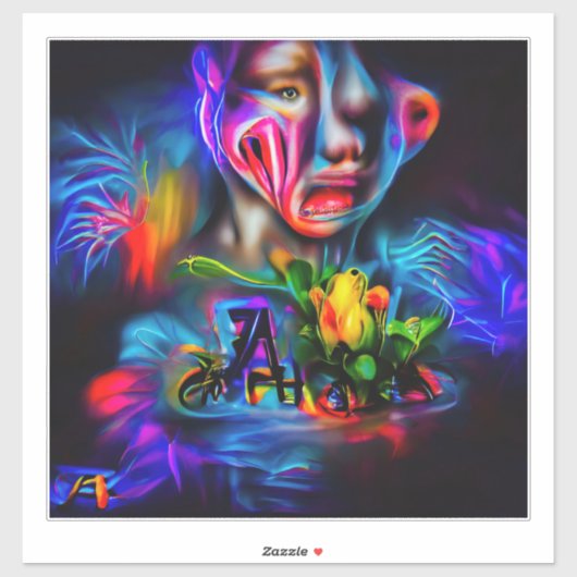 Antrofobie 2 sticker (Vel)