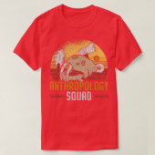 Antropologie Squad Science Antropoloog Fossils T-shirt (Design voorkant)